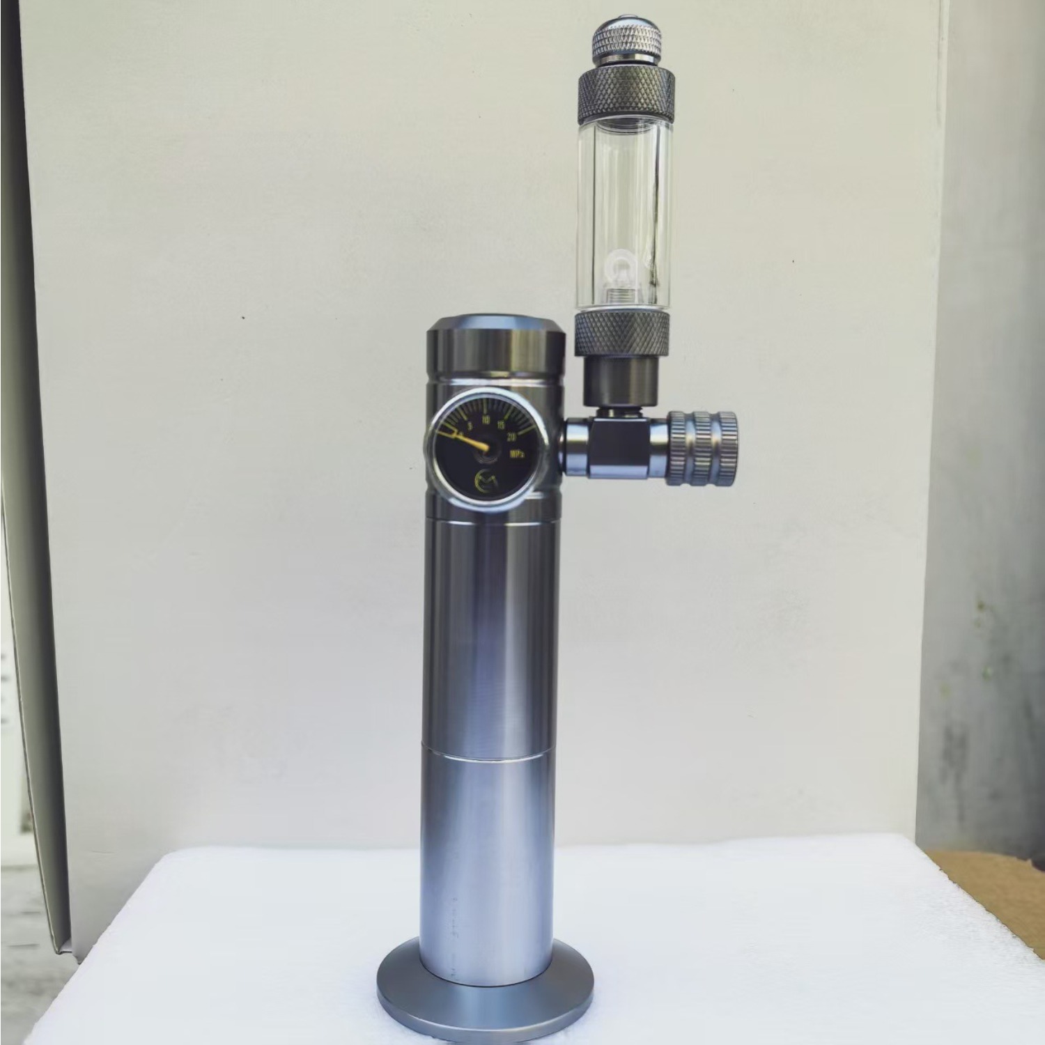 Planted Aquarium Co2 Kit - 미니 일회용 CO2 레귤레이터, 16g 카트리지용