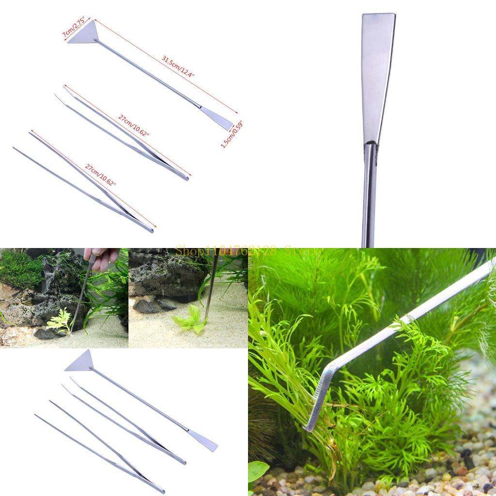 Planted Aquarium For Sale - 3팩 수족관 족집게 주걱 도구 스테인레스