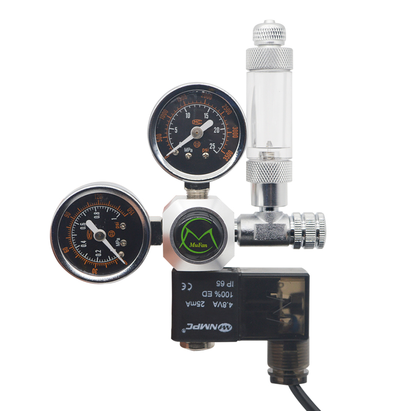 Planted Aquarium Co2 Kit - 수족관 CO2 레귤레이터 마그네틱 솔레노이드 체크