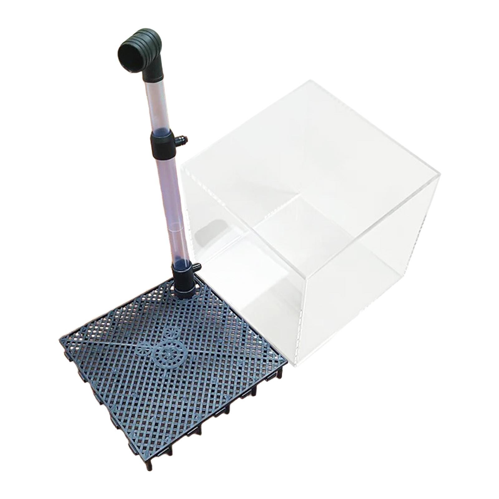 Planted Aquarium Undergravel Filter - 아크릴 언더그라블 필터 박스 튜브 패드