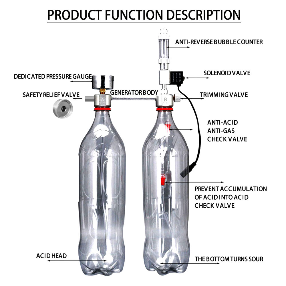 수족관 DIY CO2 발생기 시스템 키트 CO2 발생기 - Planted Aquarium Co2 Kit 리뷰 및 가격