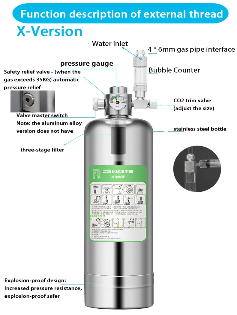 ZRDR 수족관 CO2 발생기 시스템 키트 어항 수생  - Planted Aquarium Co2 Kit 리뷰 및 가격