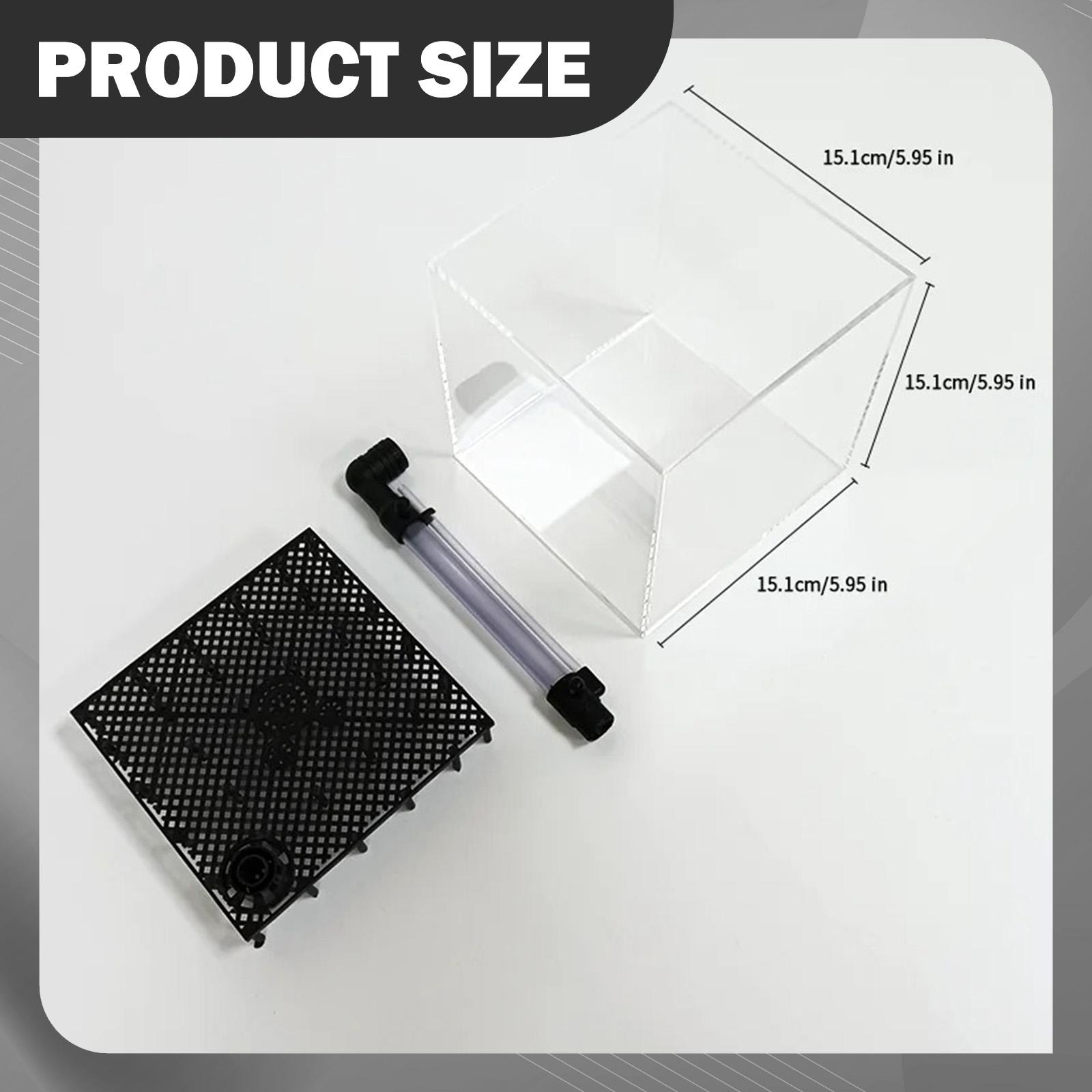 수족관 필터 박스 사각형 투명 아크릴 언더그레이블 필터 - Planted Aquarium Undergravel Filter 리뷰 및 가격