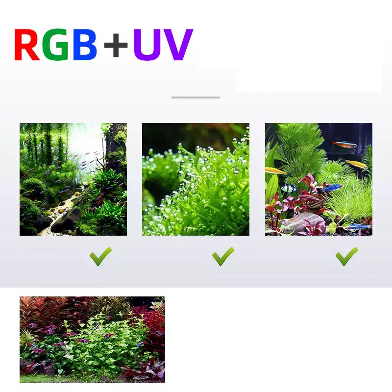 LED 조명 60cm 80cm 90cm RGB UV 수 - Planted Aquarium For Sale 리뷰 및 가격