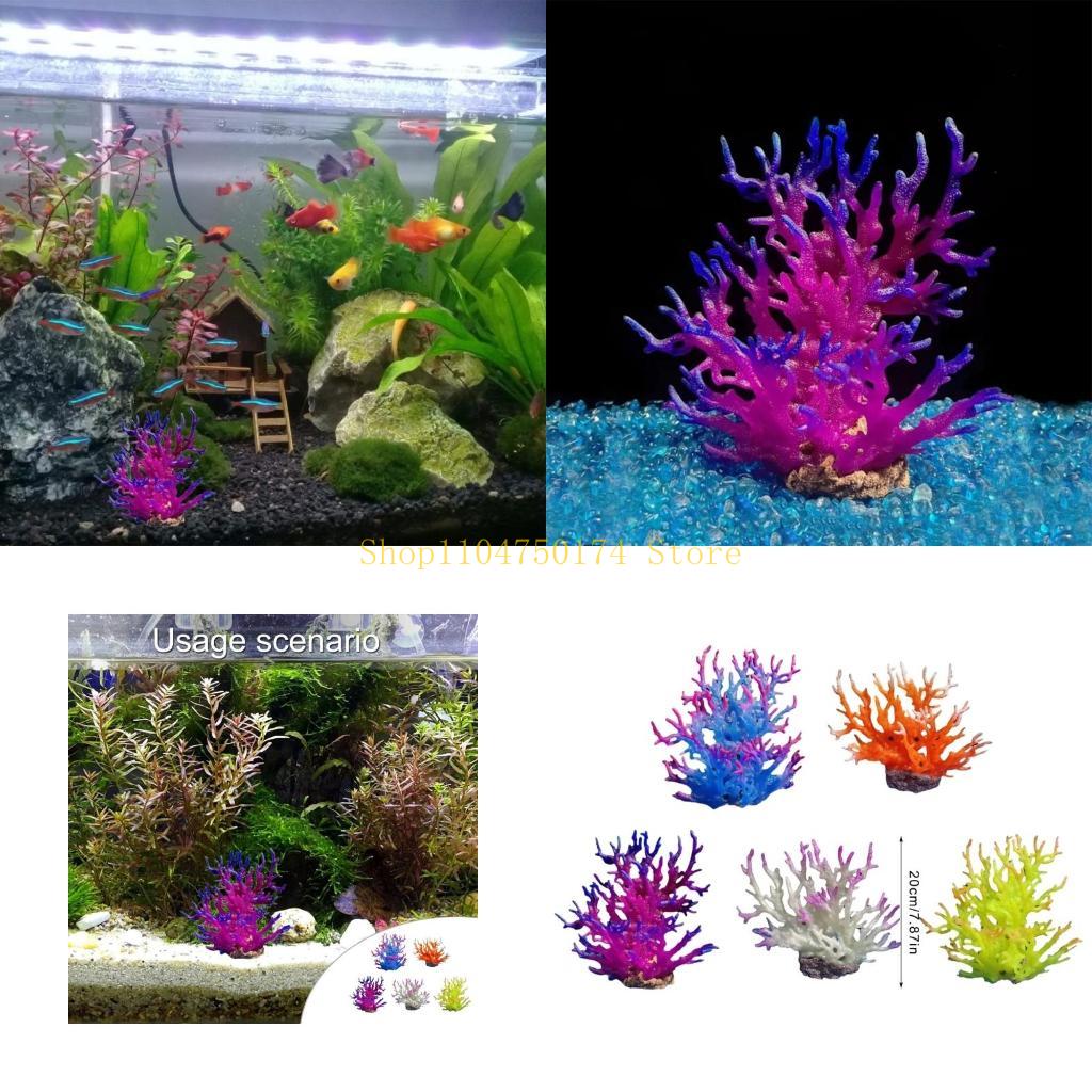 인공 나무 장식 식물 다채로운 나무 장식품 식물 조경  - Planted Aquarium For Sale 리뷰 및 가격