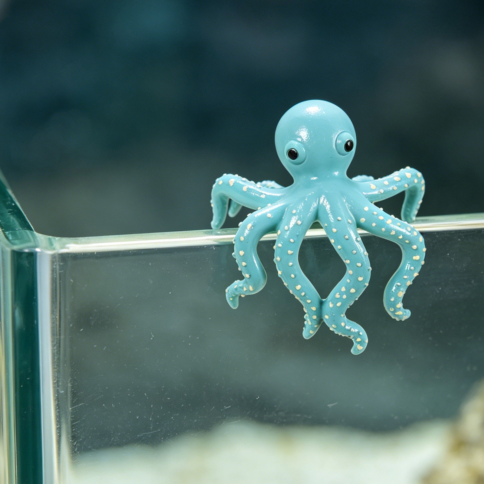 등반하는 문어 모양 레진 조각상 미니어처 유연한 촉수  - Aquarium Plant Octopus 리뷰 및 가격