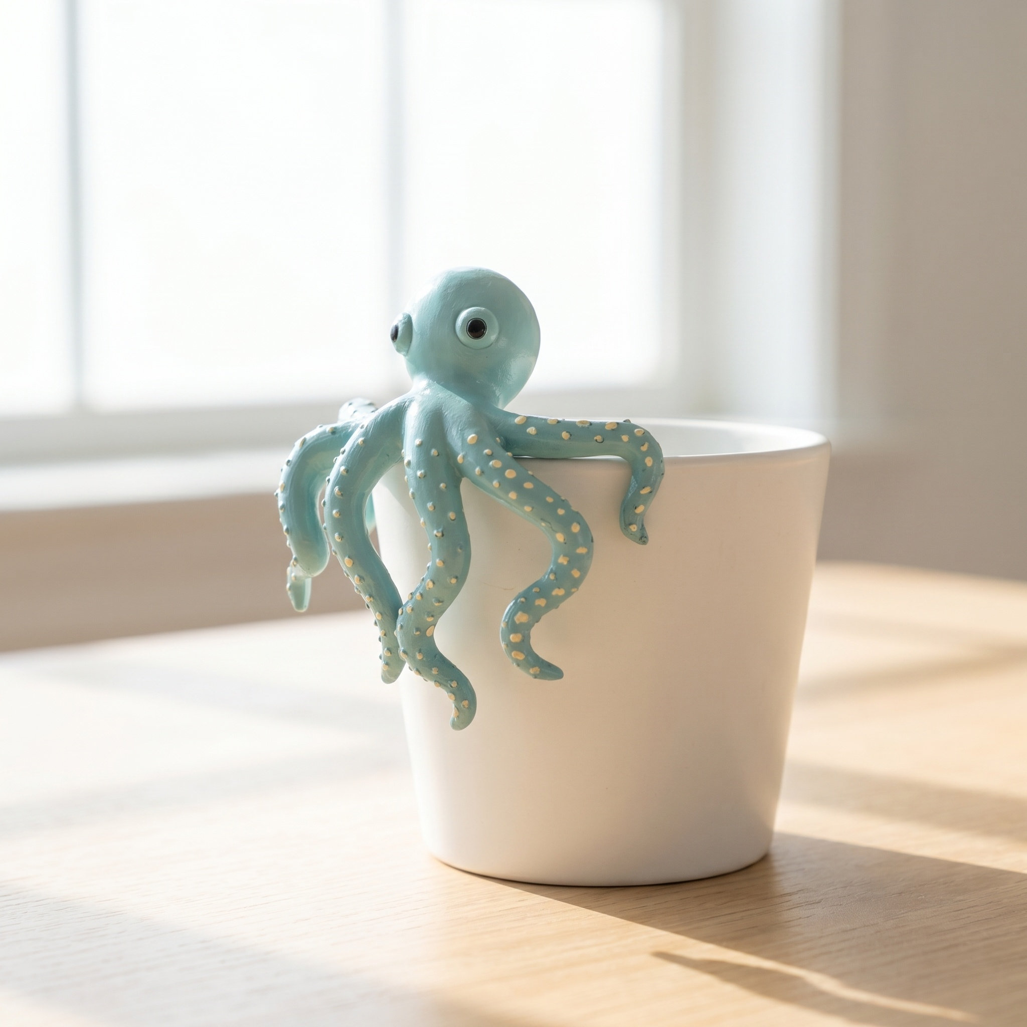 등반하는 문어 모양 레진 조각상 미니어처 유연한 촉수  - Aquarium Plant Octopus 리뷰 및 가격
